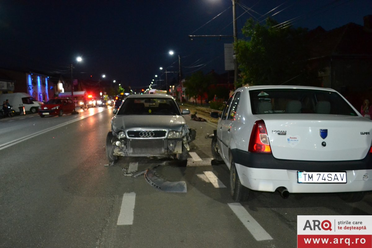 Carambol cu Renault, Dacia și Audi în Cartierul GRĂDIȘTE