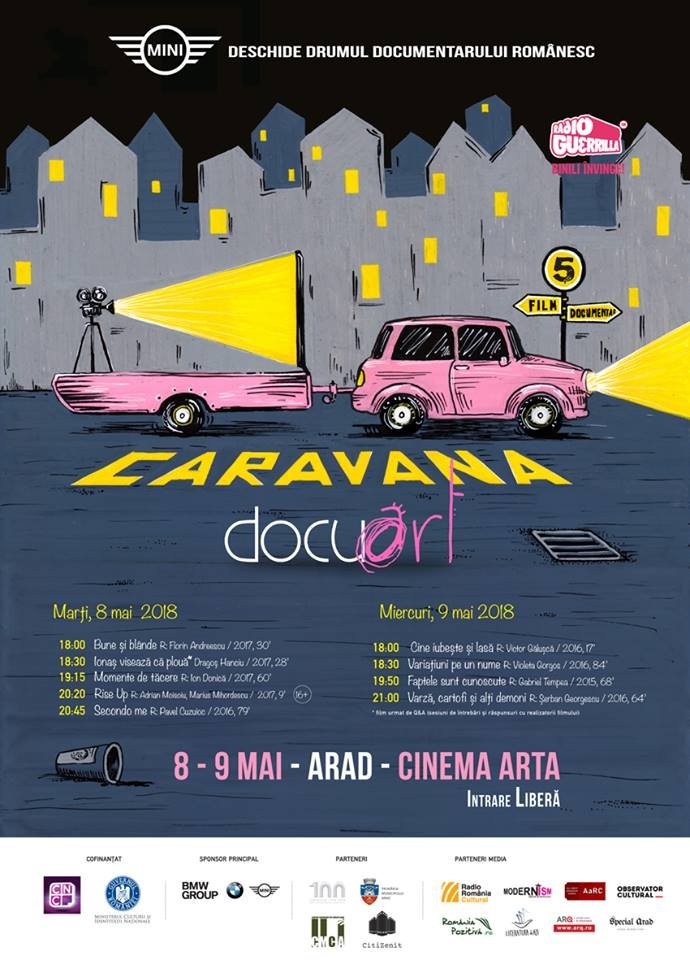 Caravana Docuart proiectează la Cinema Arta documentare de autor
