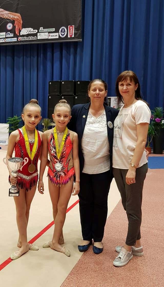 Reprezentantele secţiei de gimnastică ritmică CSM-ului arădean au fost prezente la “Cupa Irina Deleanu”