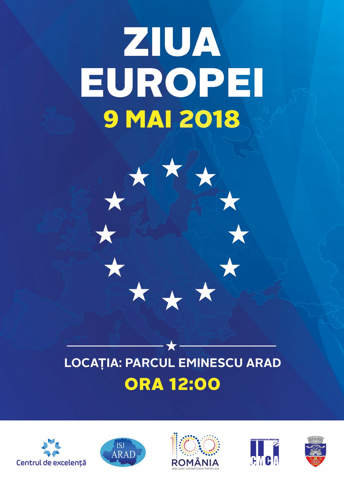 Ziua Europei, sărbătorită în Parcul Eminescu din Arad!