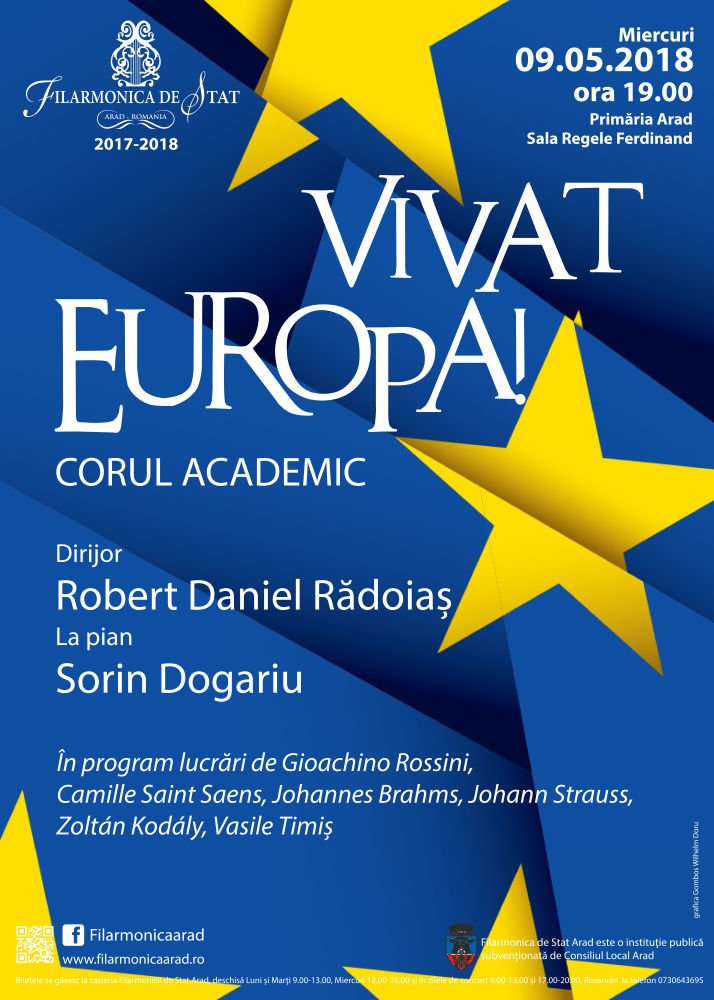 “Vivat Europa!”, concertul coral dedicat Zilei Europei 