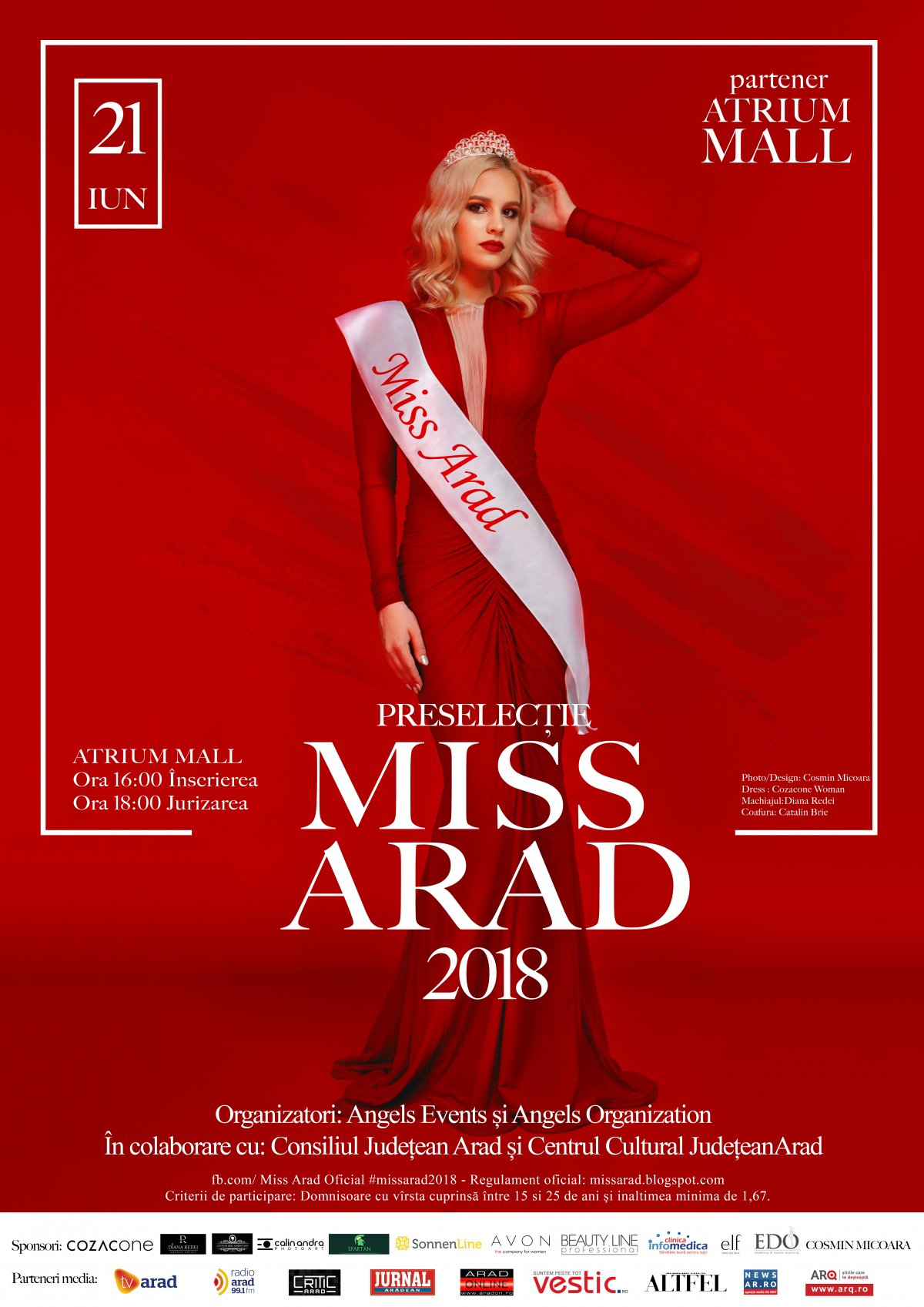 Miss Arad 2018 - Preselecția