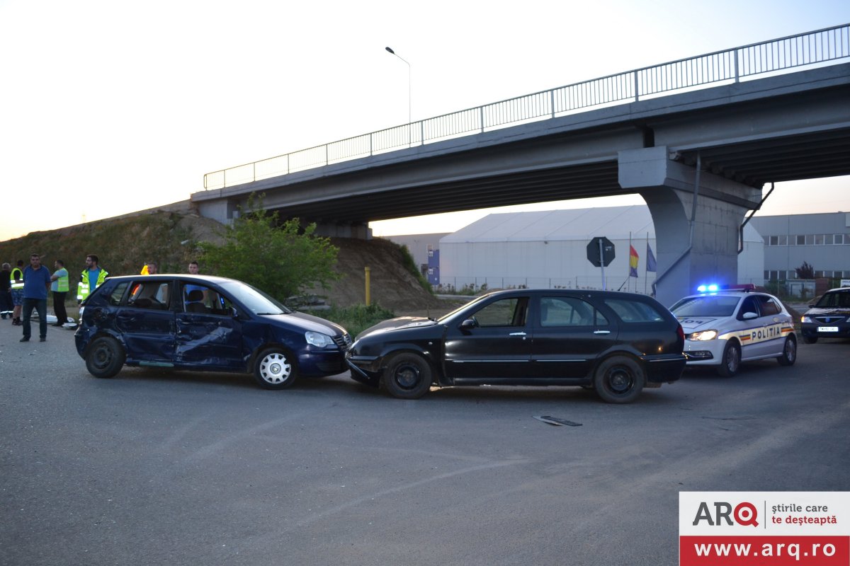 Femeie de 30 de ani, cu VW lovit de TIR pe șoseaua de centură a Aradului
