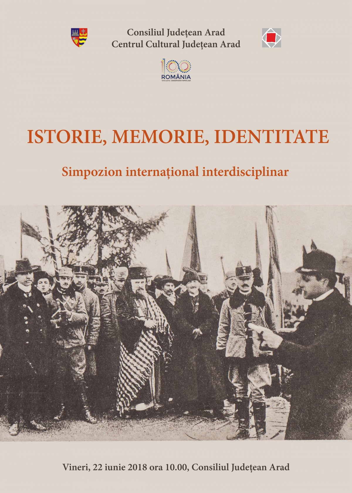 „ISTORIE, MEMORIE, IDENTITATE” la Consiliul Judeţean Arad