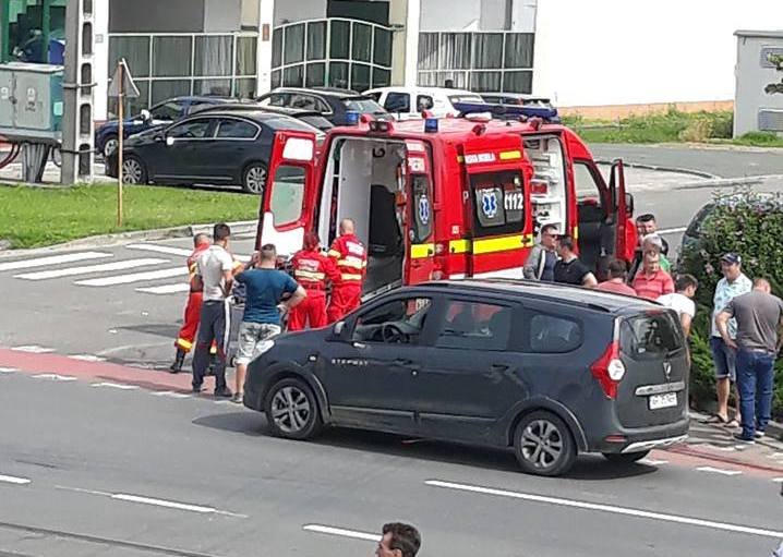 Accidentat pe trecerea de pietoni de lângă CALUL BĂLAN