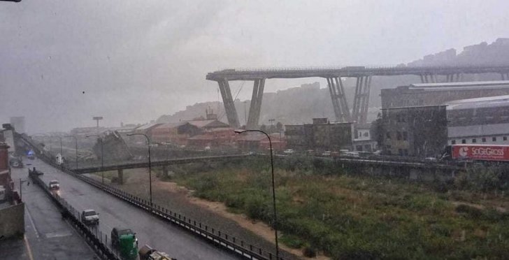 Tragedie de proporții în Italia. Un pod rutier din zona Genova s-a prăbușit. ”Zeci de morți”