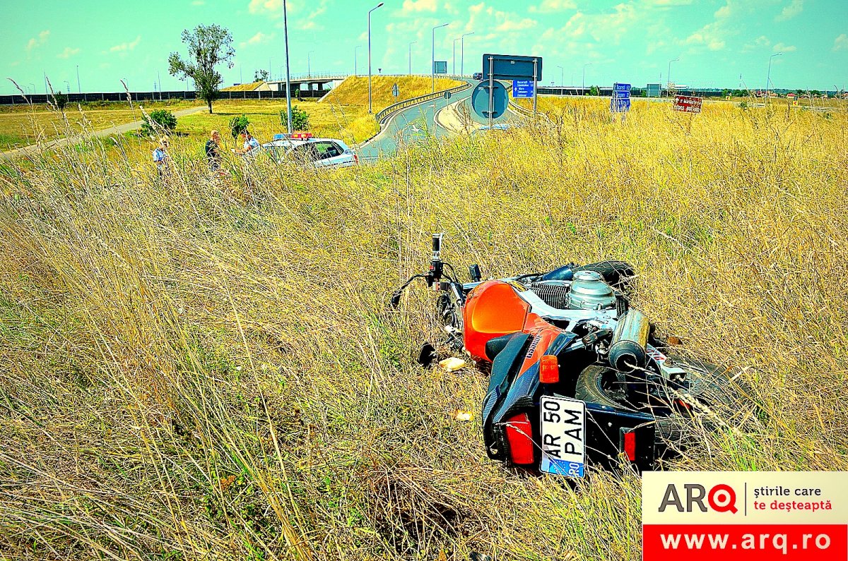 Sezonul accidentelor de motocicletă în Arad
