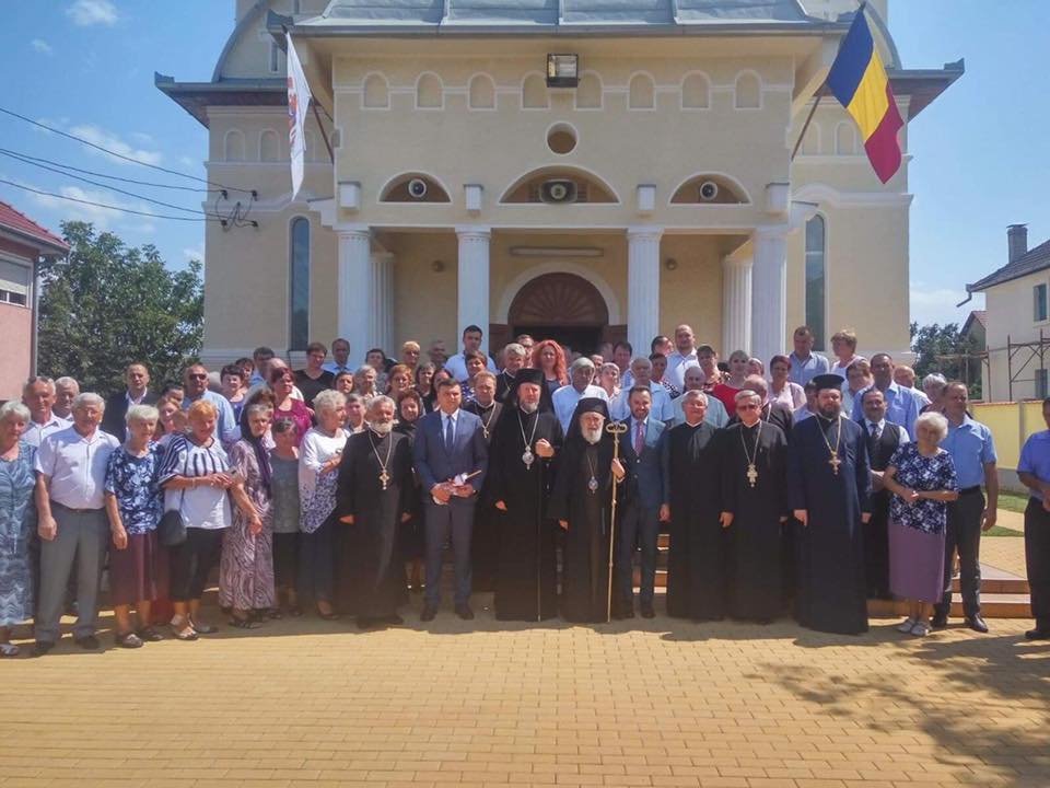 Binecuvântare de lucrări la biserica Parohiei Arad-Bujac