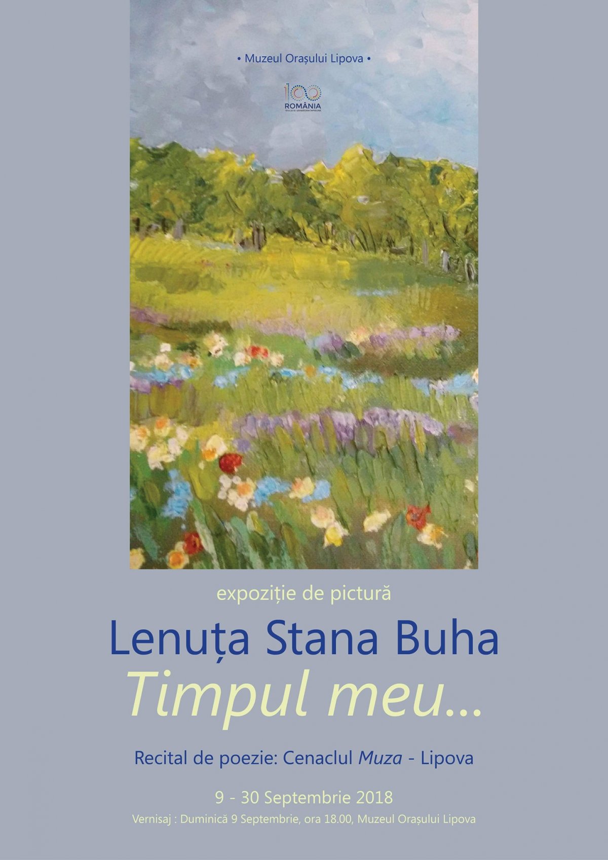  Vernisajul expoziției de pictură LENUȚA STANA BUHA la LIPOVA