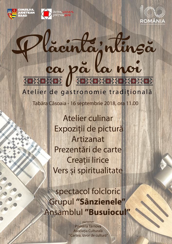 Atelier de gastronomie tradițională în Tabăra Căsoaia