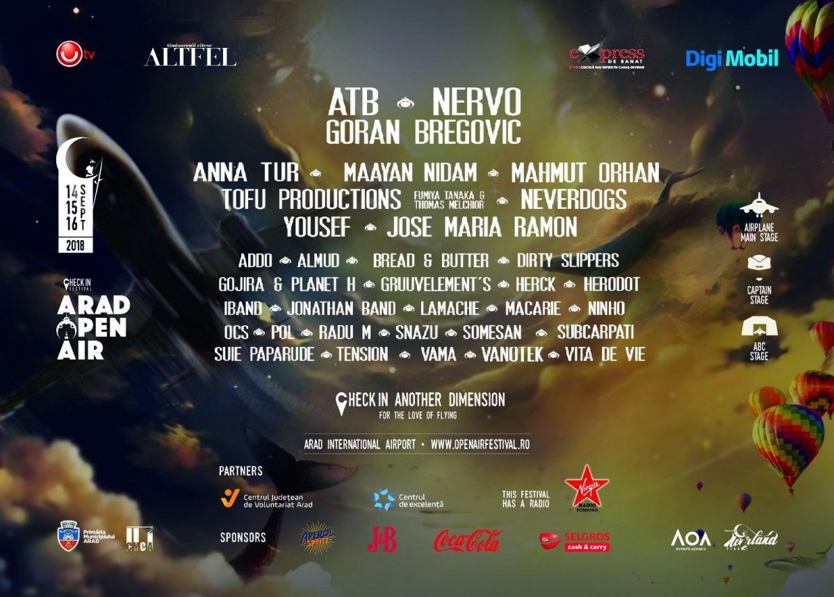 Arad Open Air Festival se apropie 