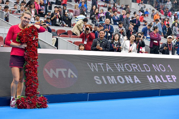Simona Halep se menține numărul 1 mondial, pentru a 43-a săptămână