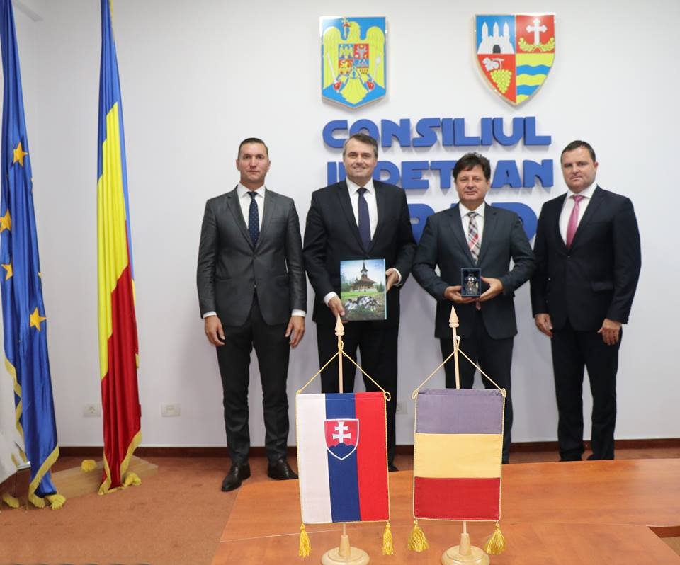 Ambasadorul Republicii Slovace s-a întâlnit cu Iustin Cionca, președintele CJA