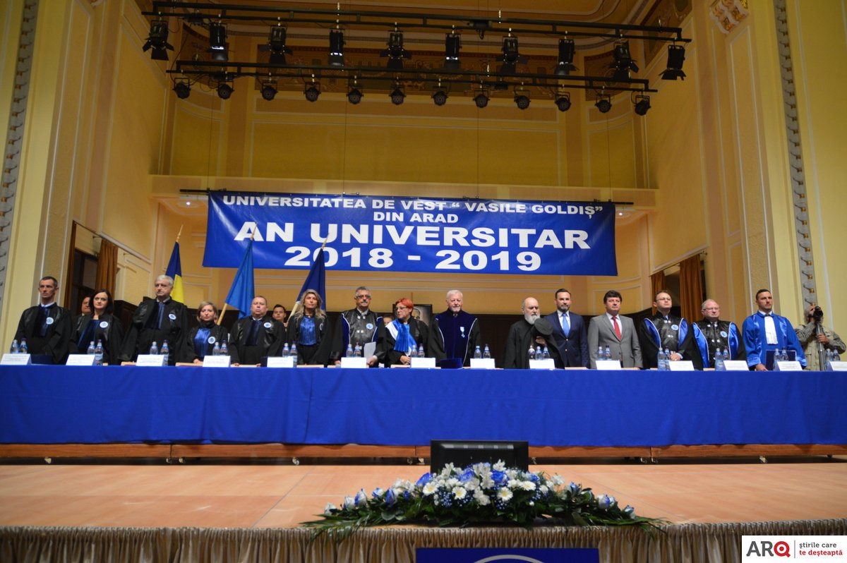 Deschiderea anului academic 2018-2019 la Universitatea de Vest 