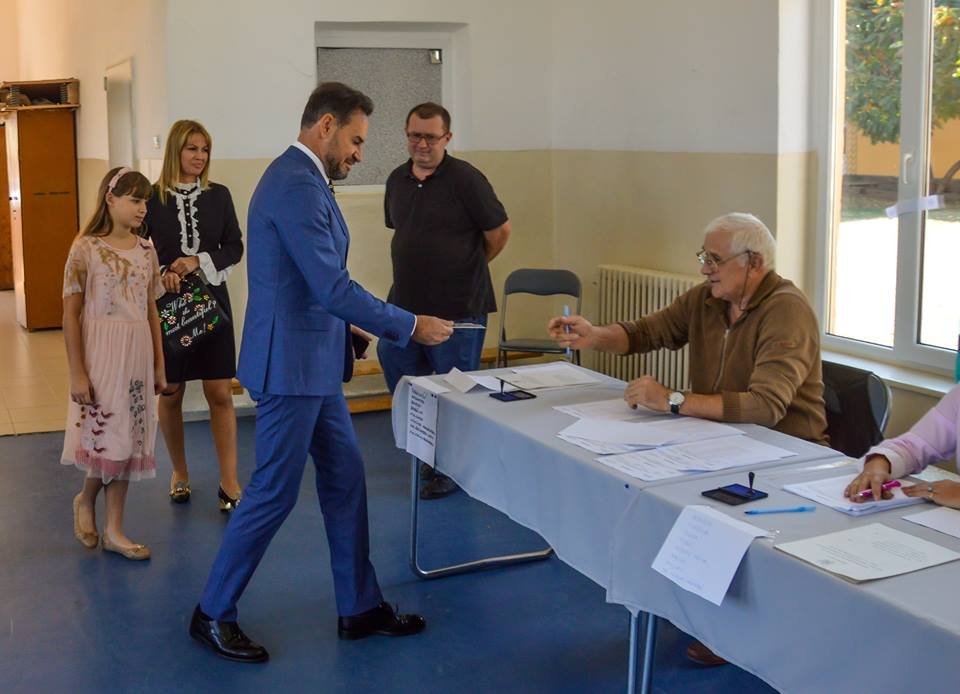 Primarul Gheorghe Falcă, prezent la referendum