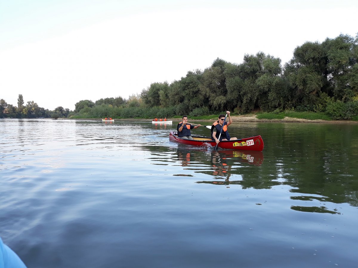 Cu barca și bicicleta  prin Parcul Natural Lunca Mureșului