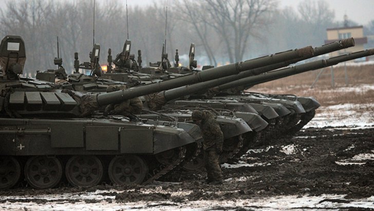 ALERTĂ. Tancurile Rusiei ”s-au mobilizat la granița ucraineană”. Decizie șoc a Kievului pentru ruși