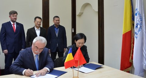 O importantă delegaţie din Fujian în vizită la CCIA Arad