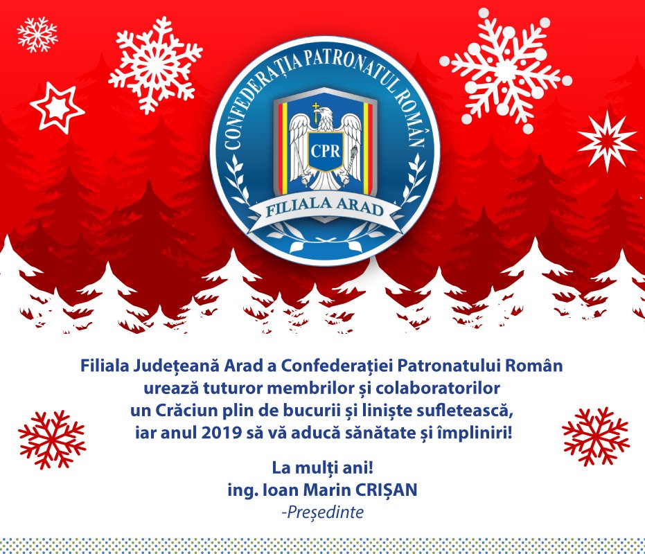 CPR, Filiala Arad își felicită membrii și colaboratorii