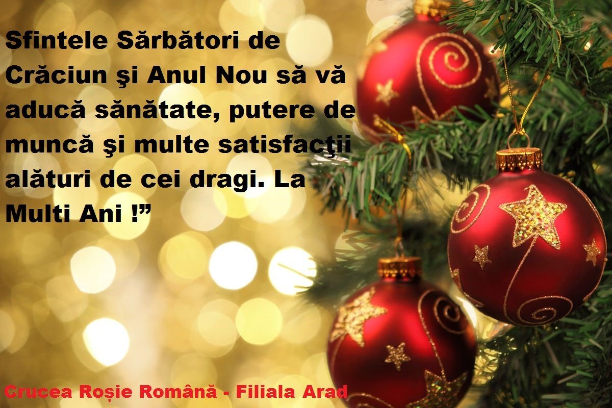 Filiala Arad a Crucii Roșii urează tuturor arădenilor ”La mulți ani”!