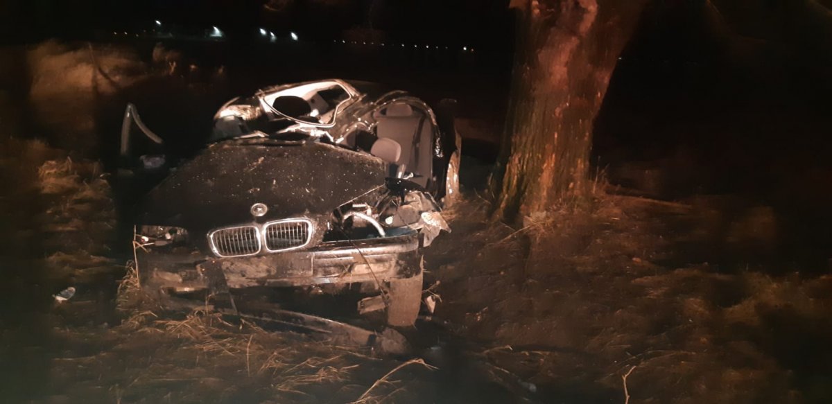 Accident cu BMW între Caporal Alexa și Sântana