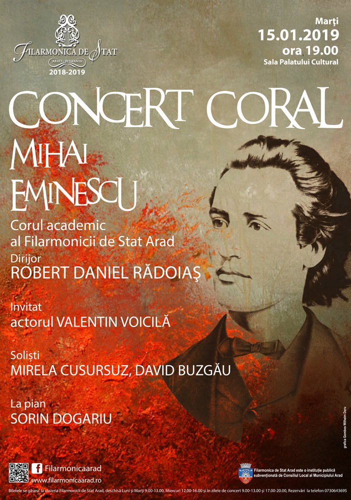 Concert Coral Mihai Eminescu la Filarmonică