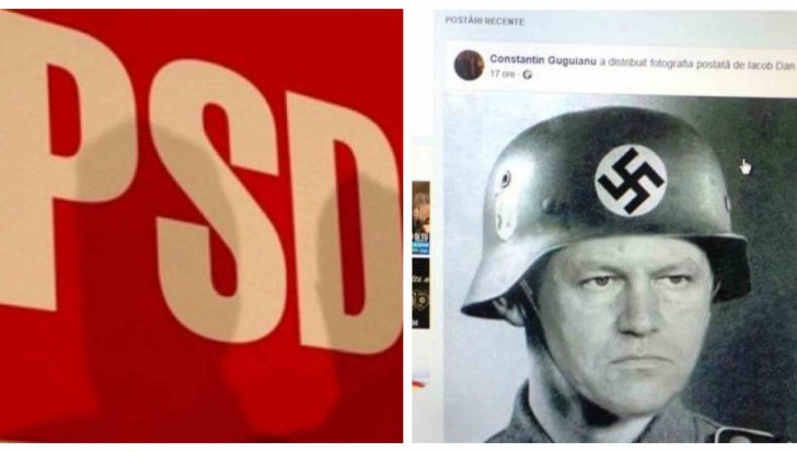 PSD, derapaj grav cu simboluri naziste. Ce trucaj anti-Iohannis a fost postat pe Facebook