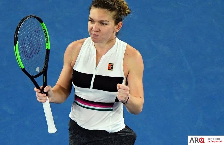 Simona Halep s-a calificat  în turul al III -lea la Australian Open după victoria în trei seturi asupra jucătoarei americane, Sofia Kenin,