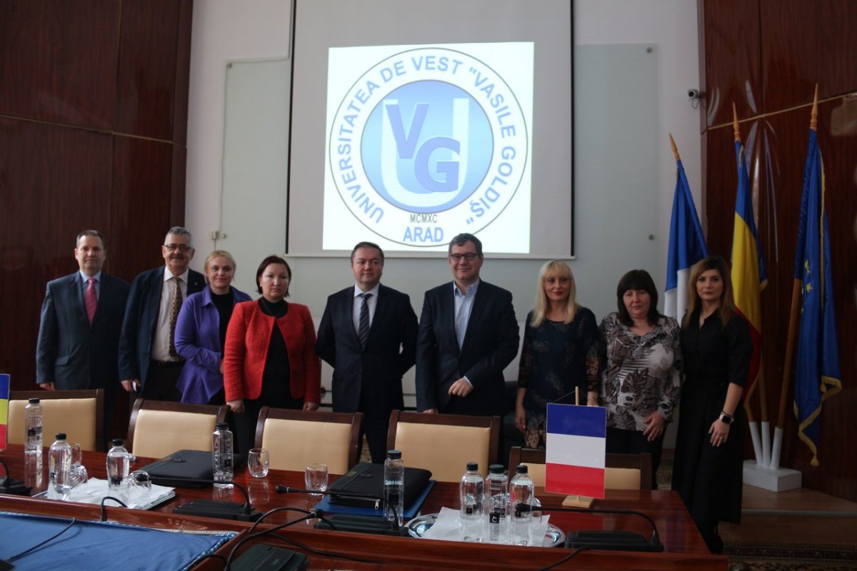 Mehmet Meydan, consulul Ambasadei Franţei la Bucureşti şi Cosmin Brânzan, consul onorific al Franţei la Timişoara, au vizitat UVVG