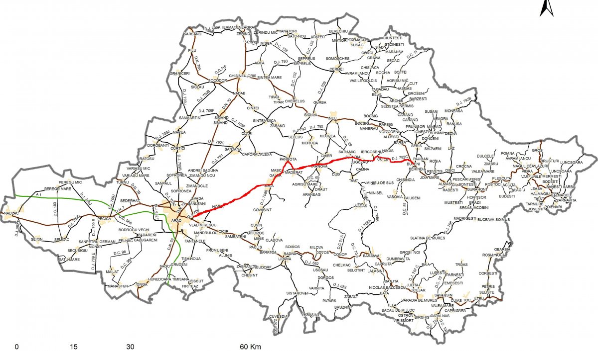 Undă verde pentru drumul Arad-Șiria-Pâncota-Buteni; ofertele se deschid în martie