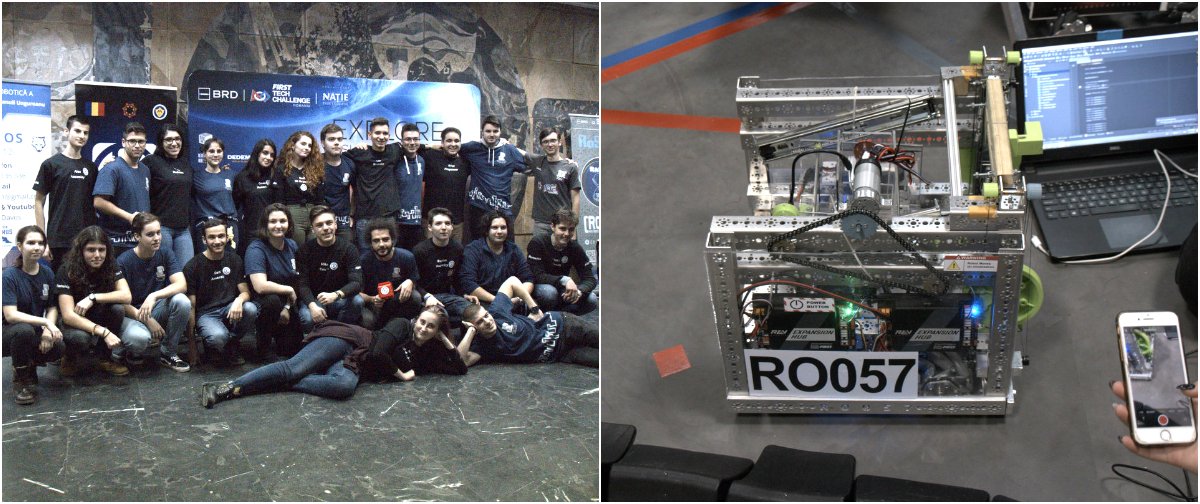 Elevii de la Goldiș au câștigat locul I la competiția de robotică “FIRST Tech Challenge” din Cluj