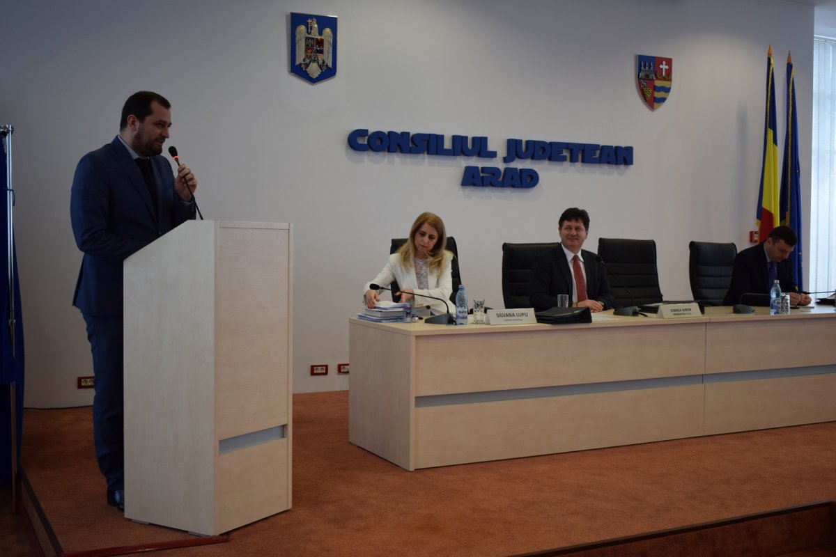 Răzvan Cadar, ales astăzi vicepreședinte al Consiliului Județean Arad