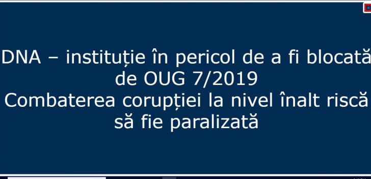 DNA, măsură fără precedent în semn de protest față de ordonanța 7