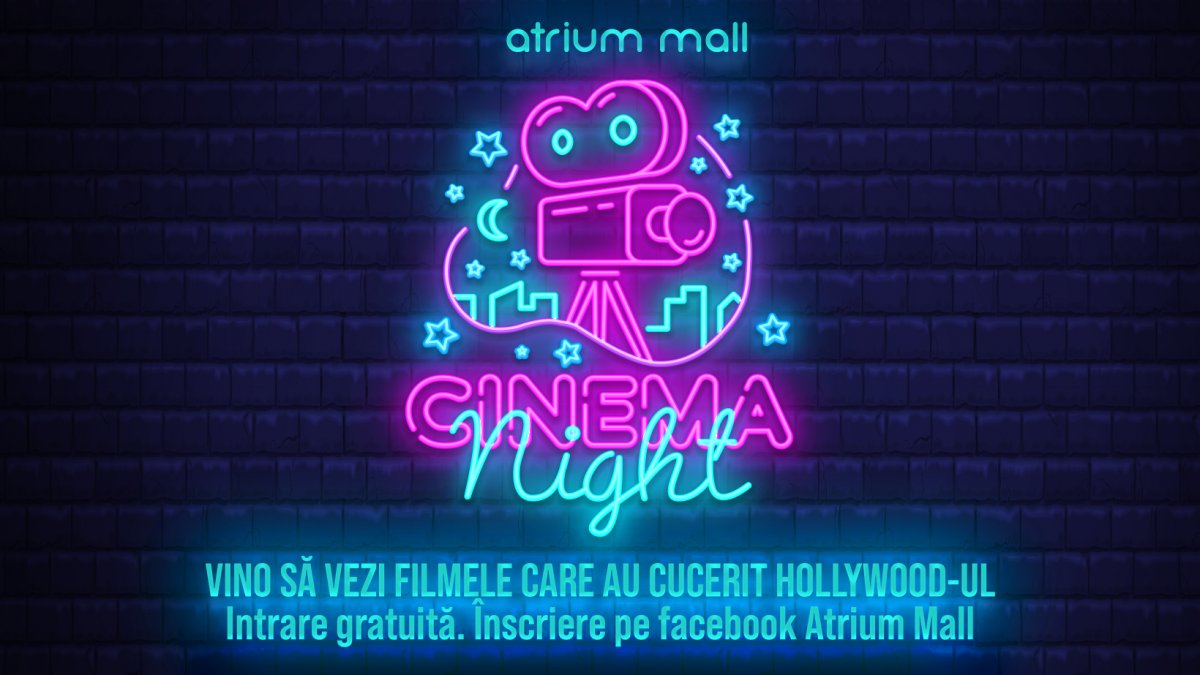 Atrium Mall lansează seria Cinema Nights