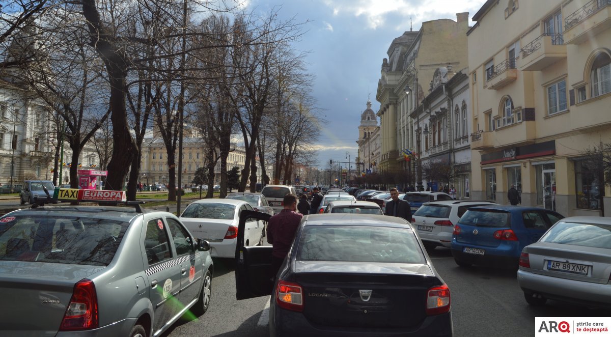 Arădenii au protestat pentru autostrăzi