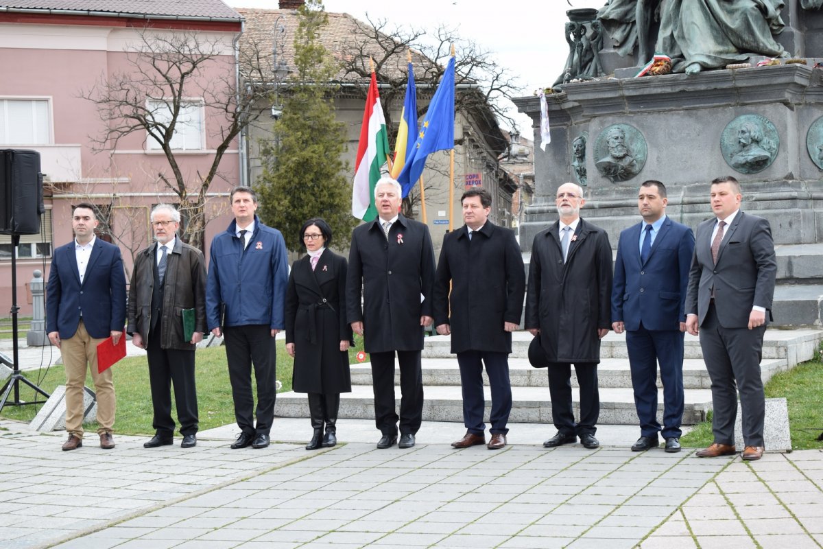 Ziua Maghiarilor de Pretutindeni, sărbătorită în Parcul Reconcilierii din Arad