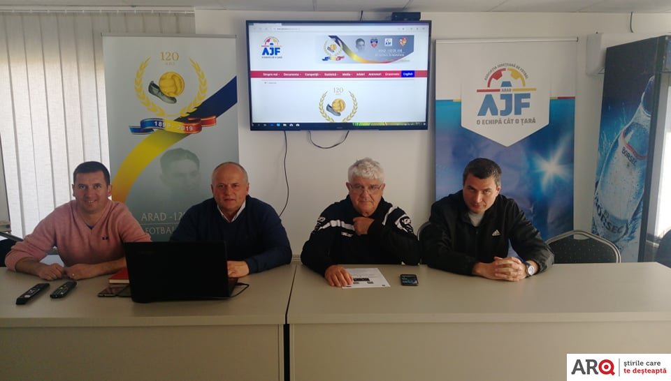 Coordonatorii de proiecte și-au prezentat astăzi la sediul AJF Arad, competițiile  din această primăvară