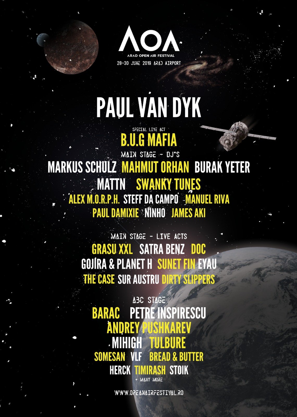Paul van Dyk aduce rețeta fericirii, tocmai din spațiu, la Arad Open Air Festival