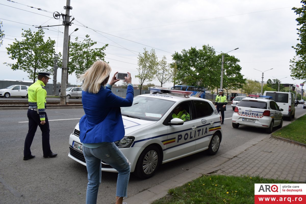 Cu Poliția Rutieră în acțiune