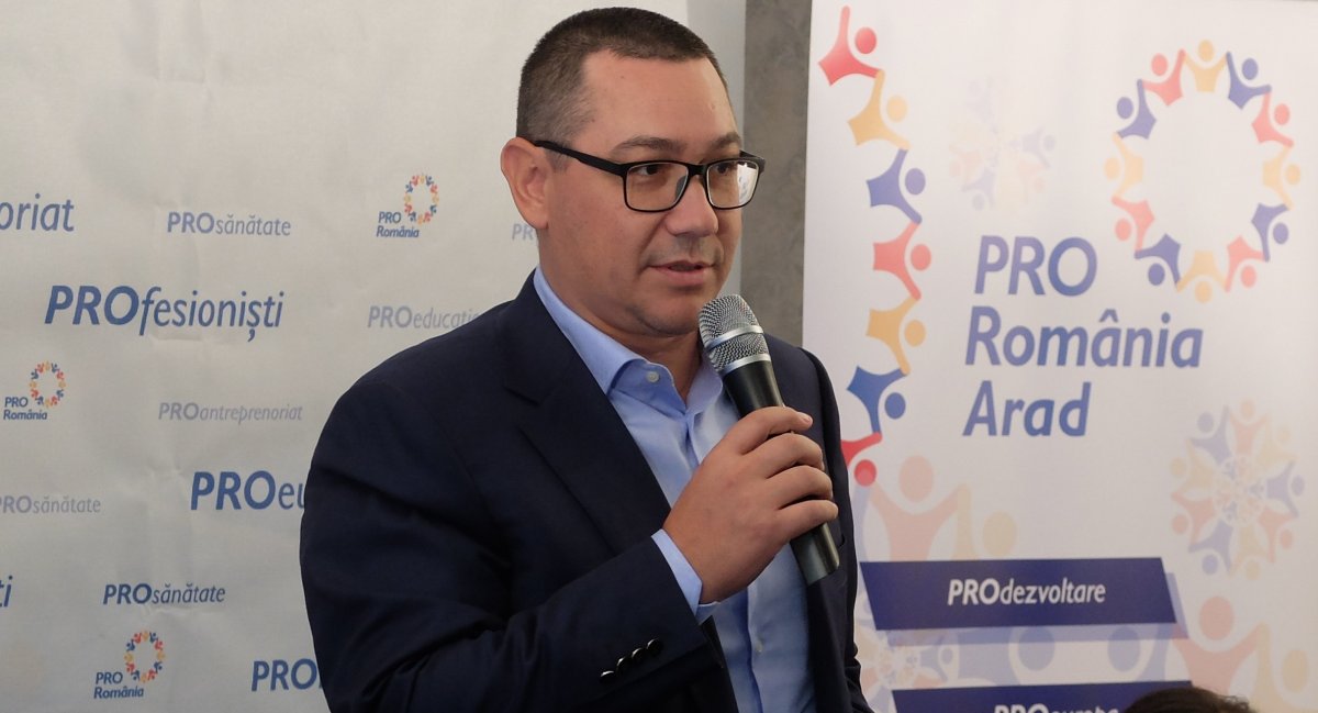 Victor Ponta la Arad: „Dacă ne mobilizăm, terminăm cu regimul Dragnea”