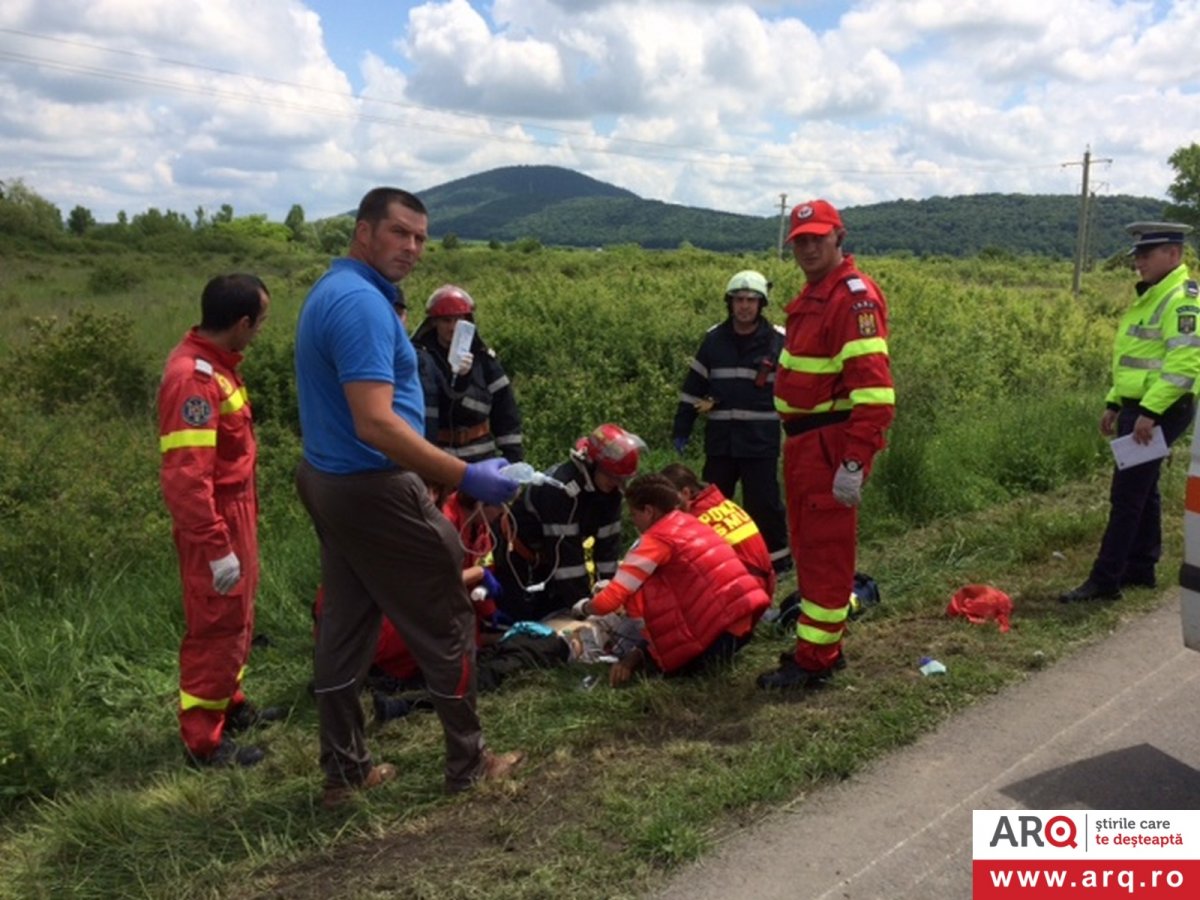 Biciclist accidentat mortal de către un Opel la intrarea în Ineu (Foto - Video)