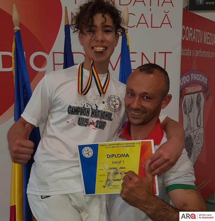 Arădeanul Raul Gaman va reprezenta România la Balcaniada de judo U15 din Macedonia