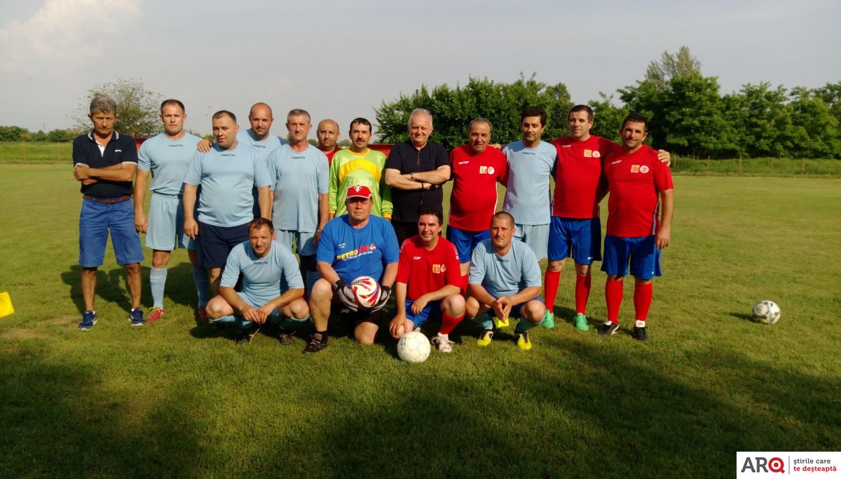 Echipa de Old-Boys AJF Arad a fost, vineri, invitata celor din Șeitin