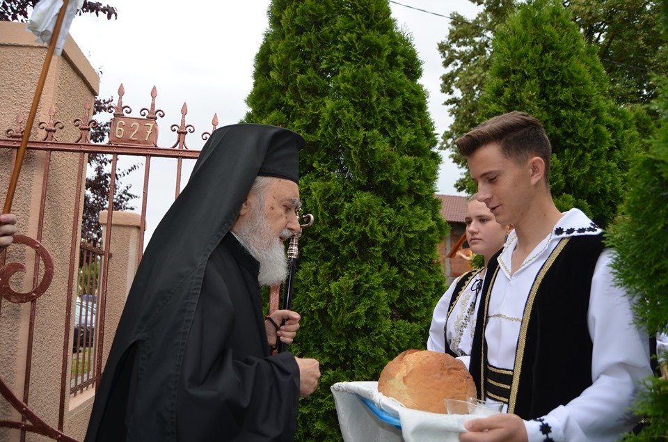 Slujire Arhierească şi binecuvântare de lucrări, în Parohia Semlac