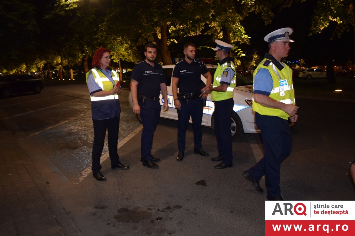 Poliției Rutiere Arad i s-a cășunat aseară pe bețivii cei însetați și junkies cei visători