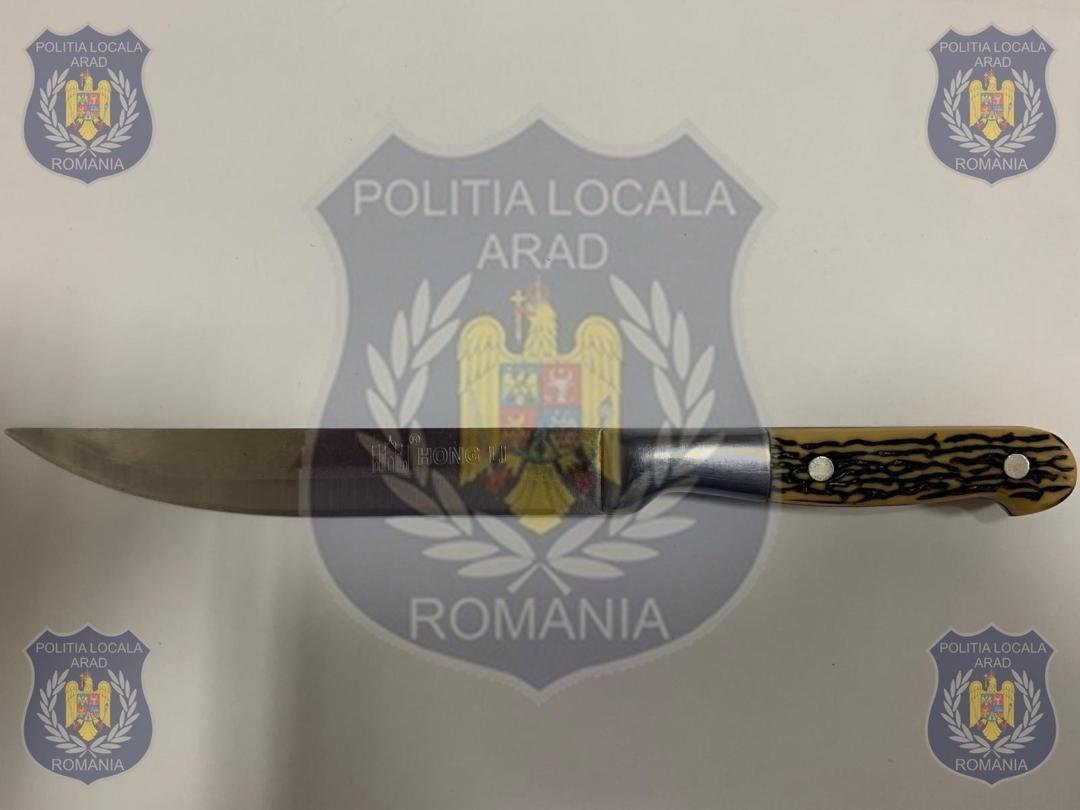 Cuţitar surprins de poliţiştii locali în zona UTA