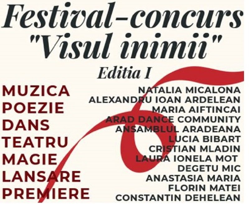 Festival Concurs ,,Visul inimii” Ediția I la Arad