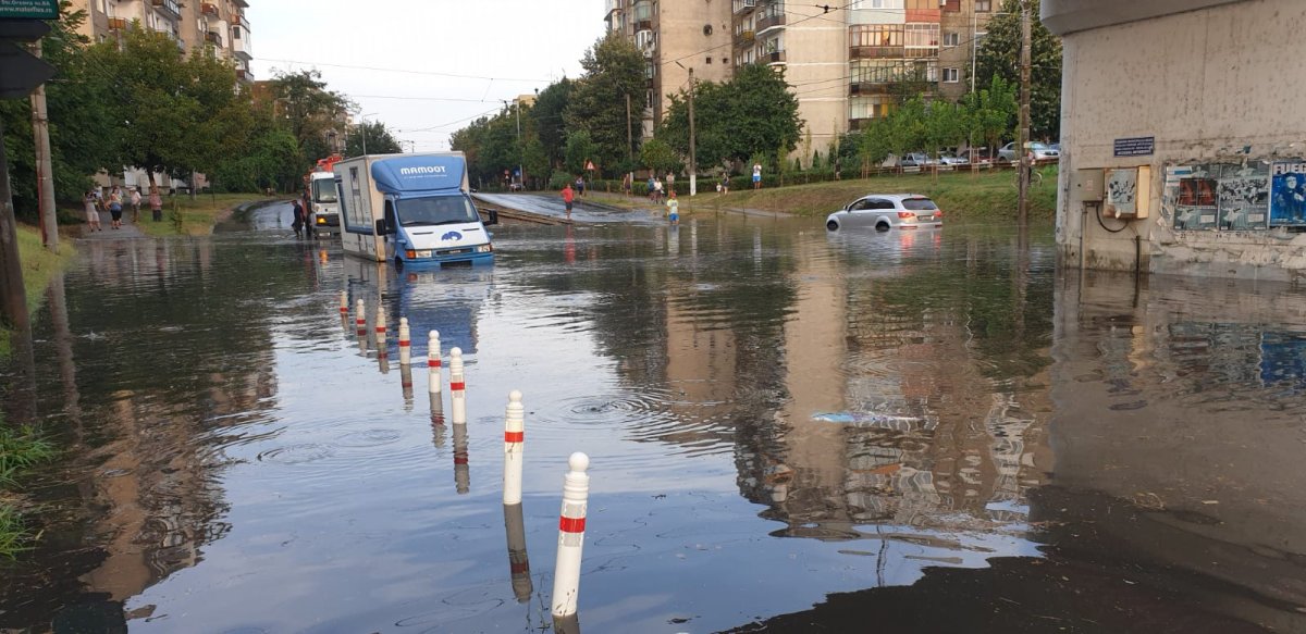 Ravagiile furtunii în Arad