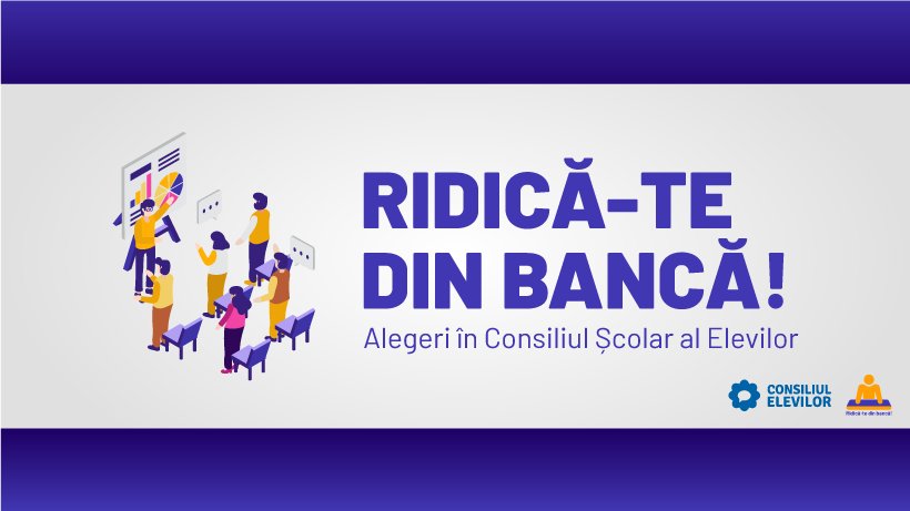 Candidează pentru o funcție în Consiliul Elevilor!