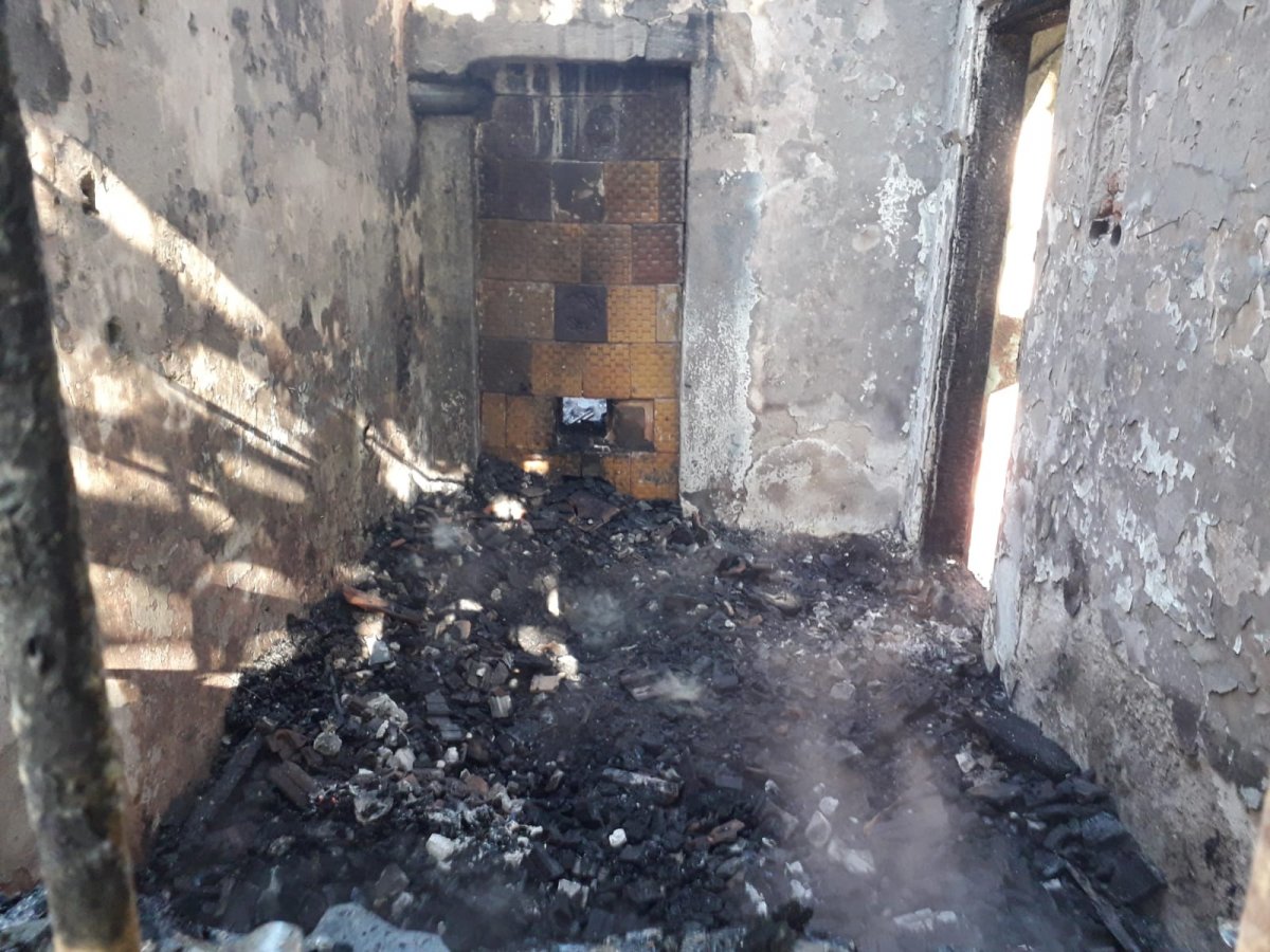 Incendiu la fosta unitate militară din GAI